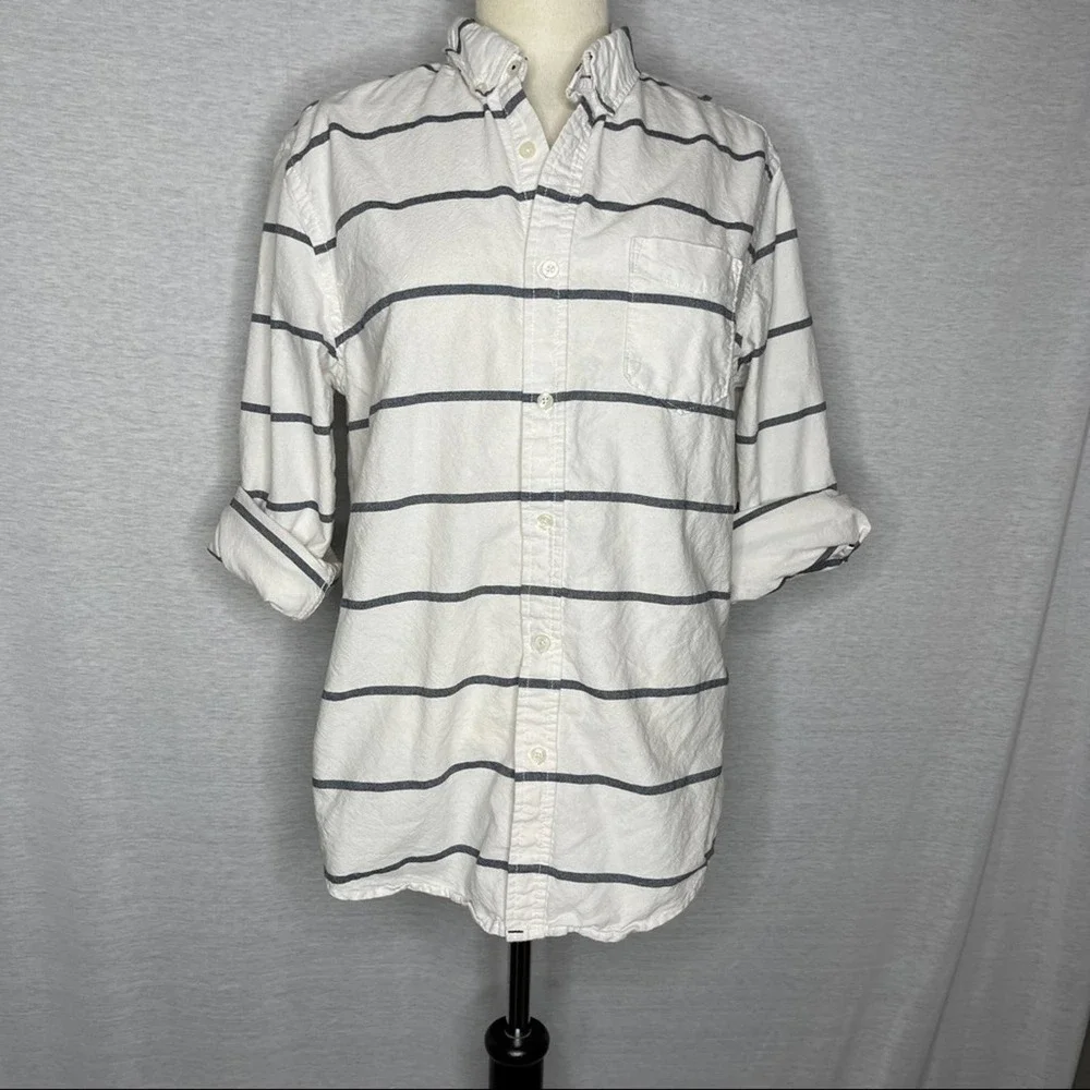 A25). Aeropostale NYC Men Button Down Shirt Long Sleeve - Picture 1 of 15